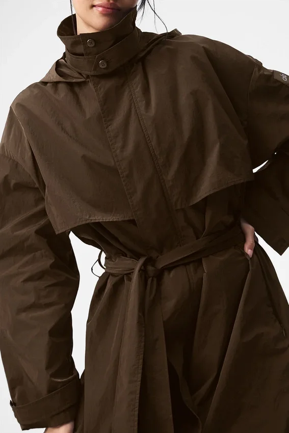 Gabardina «Crinkle on the Move» - Espresso