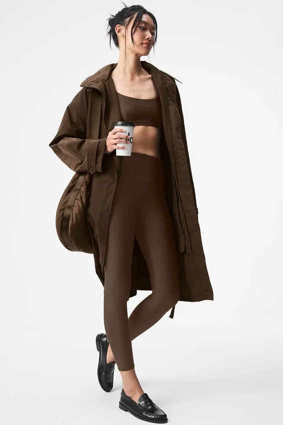 Gabardina «Crinkle on the Move» - Espresso