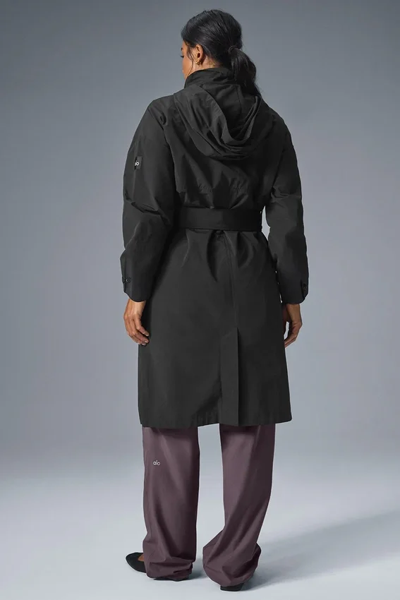 Gabardina «Crinkle on the Move» - Negro