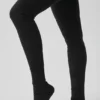 Goddess Legging «High-Waist» de Airbrush - Negro