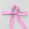 Goma para el pelo con lazo «Love Knots» - Rosa corazón de caramelo