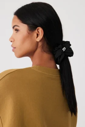 Goma para el pelo extragrande «Bead It» – Negro