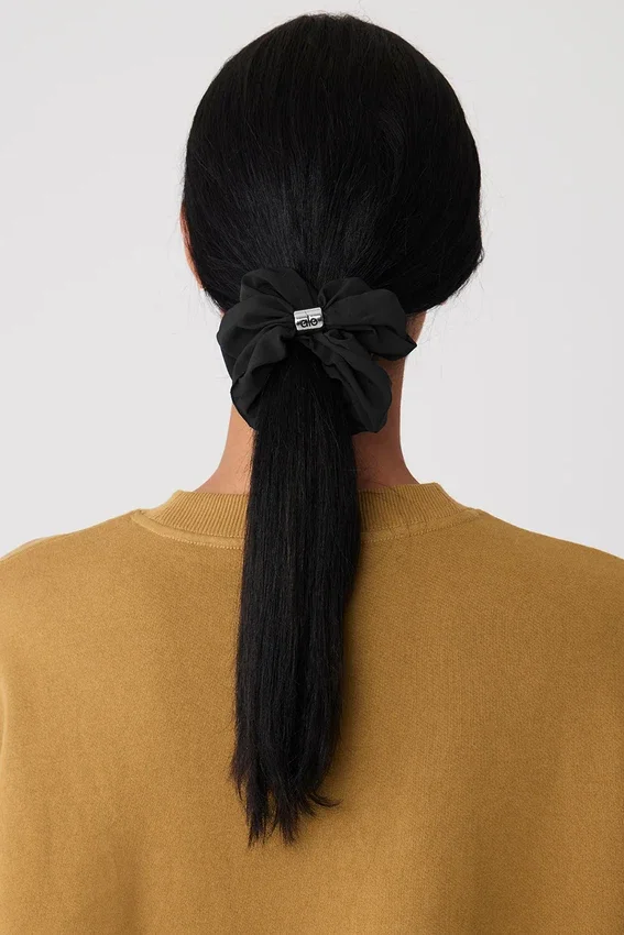 Goma para el pelo extragrande «Bead It» - Negro