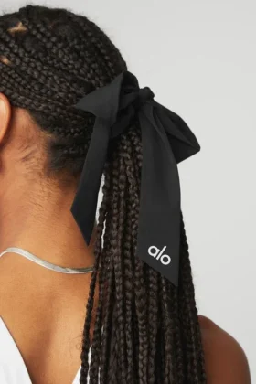 Goma para el pelo «Love Knots» – Negro