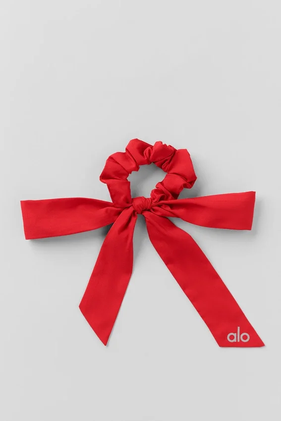 Goma para el pelo «Love Knots» - Rojo brillante