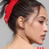 Goma para el pelo «Love Knots» - Rojo brillante