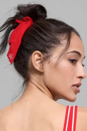 Goma para el pelo «Love Knots» – Rojo brillante