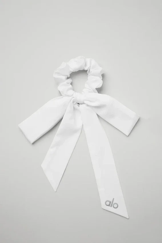 Goma para el pelo «Love Knots Tie» - Blanco