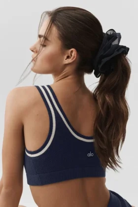 Goma para el pelo oversize «Mesh Sweet Nothing» - Azul marino