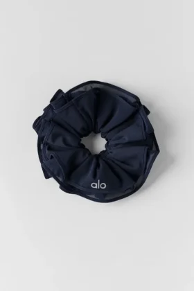 Goma para el pelo oversize «Mesh Sweet Nothing» – Azul marino