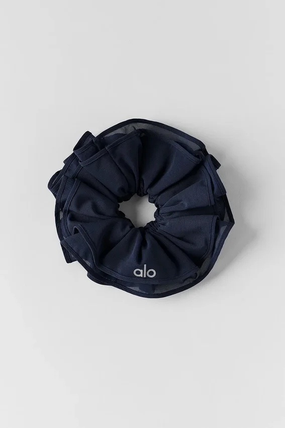 Goma para el pelo oversize «Mesh Sweet Nothing» - Azul marino