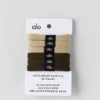 Gomas de pelo Untangled (paquete de 6) - Beige/Espresso