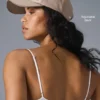 Gorra de satén «Off-Duty» - Gris topo satinado