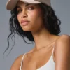 Gorra de satén «Off-Duty» - Gris topo satinado
