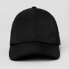 Gorra de satén para el tiempo libre - Negra