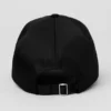 Gorra de satén para el tiempo libre - Negra
