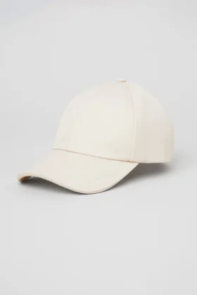 Gorra «Off-Duty» de satén - Crema