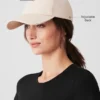 Gorra «Off-Duty» de satén - Crema