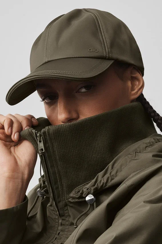 Gorra «Off-Duty» de satén - Olivo