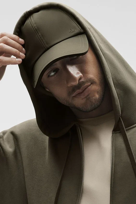 Gorra «Off-Duty» de satén - Olivo
