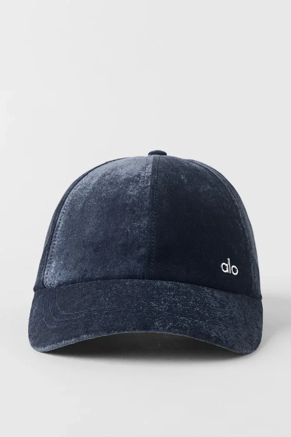 Gorra «Off-Duty» de terciopelo - Azul marino