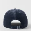Gorra «Off-Duty» de terciopelo - Azul marino