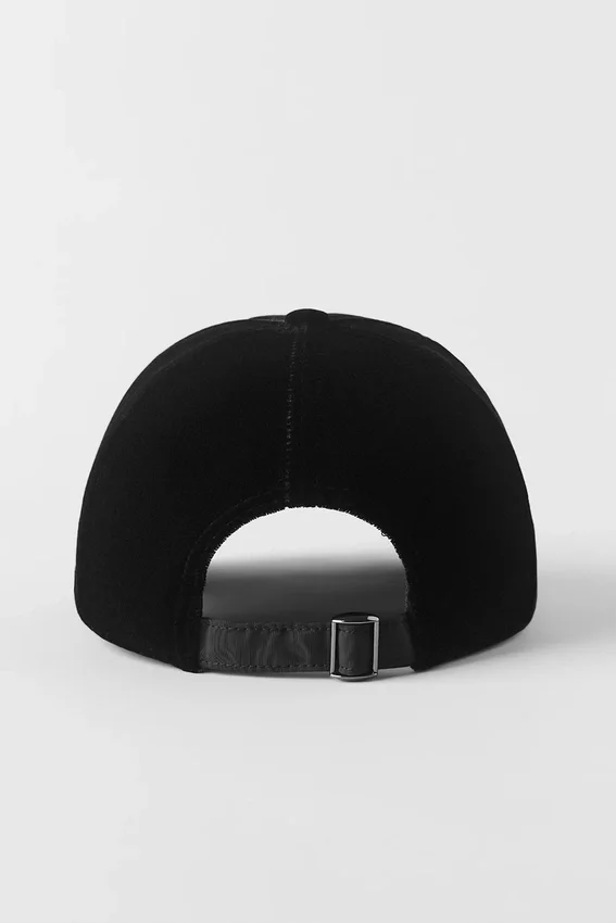 Gorra «Off-Duty» de terciopelo - Negro