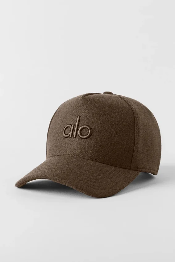 Gorra trucker «District» de mezcla de lana - Espresso