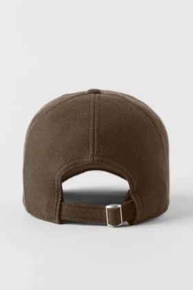 Gorra trucker «District» de mezcla de lana – Espresso