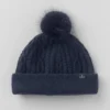 Gorro de invierno «Winter Bliss» de punto trenzado - Azul marino