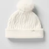 Gorro de punto trenzado «Winter Bliss» - Marfil
