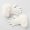 Guantes de cachemira Courchevel - Marfil