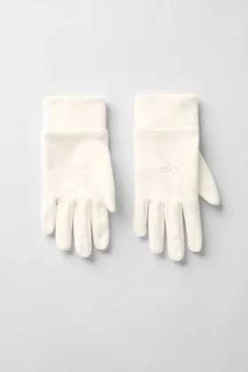 Guantes de forro polar de alto rendimiento - Marfil/Marfil