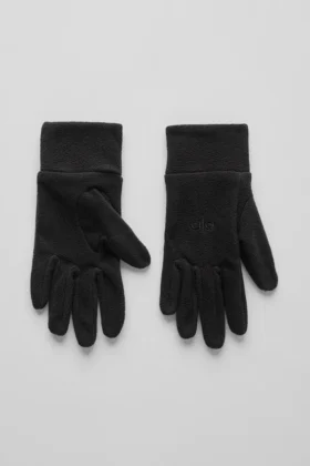 Guantes de forro polar de alto rendimiento - Negro/Negro