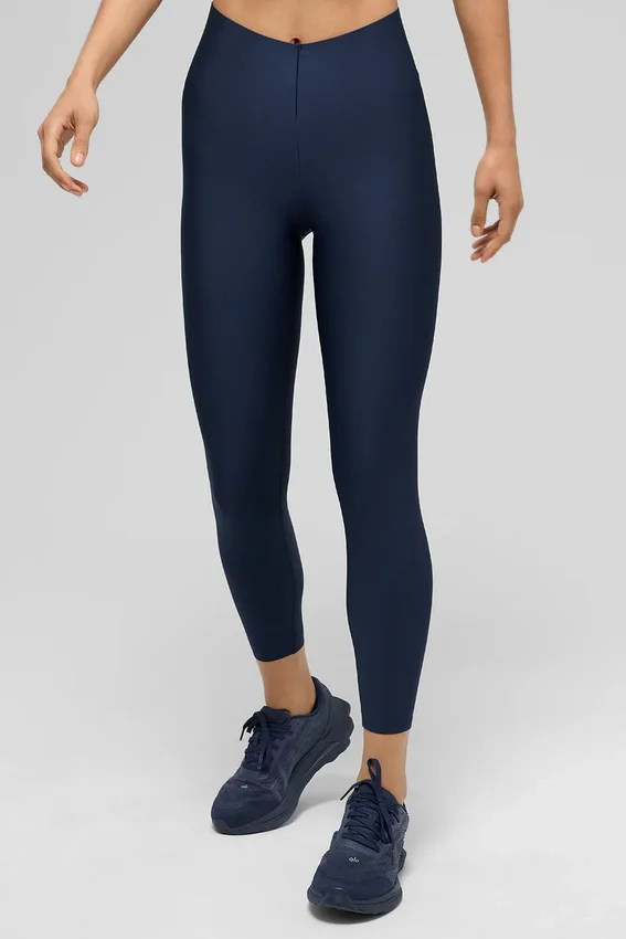 High-Waist 7/8 Leggings «Airlift Strength» - Azul marino