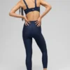 High-Waist 7/8 Leggings «Airlift Strength» - Azul marino