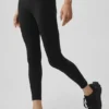 High-Waist 7/8 Leggings Alo Softsculpt - Negro
