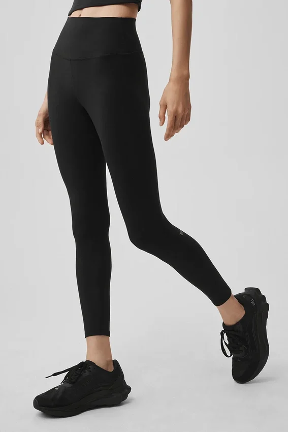 High-Waist 7/8 Leggings Alo Softsculpt - Negro