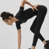 High-Waist 7/8 Leggings Alo Softsculpt - Negro