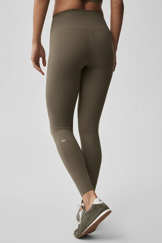 High-Waist 7/8 Leggings Alo Softsculpt - Olive Tree