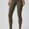 High-Waist 7/8 Leggings Alo Softsculpt - Olive Tree
