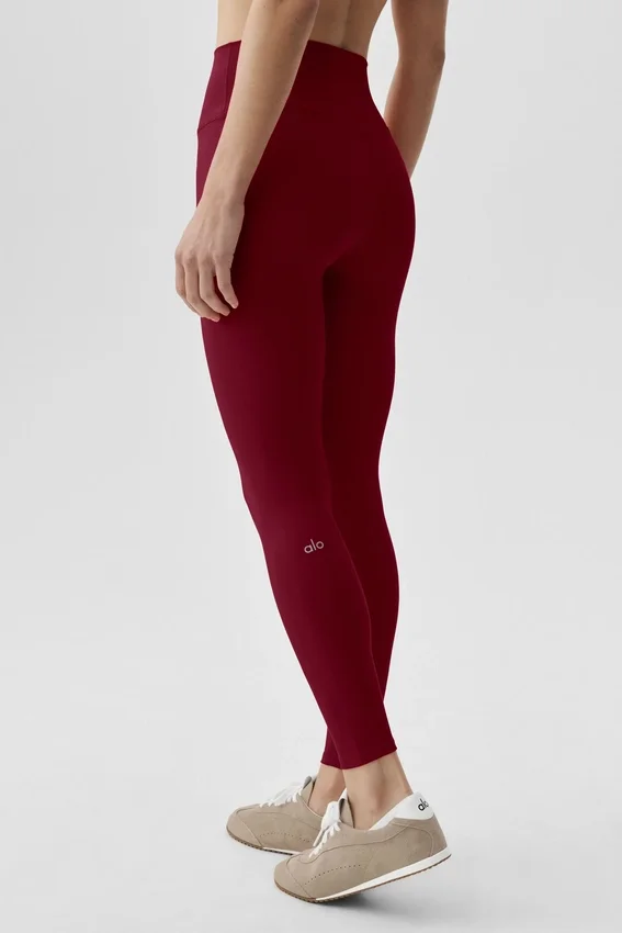 High-Waist 7/8 Leggings Alo Softsculpt - Rojo Summer Romance