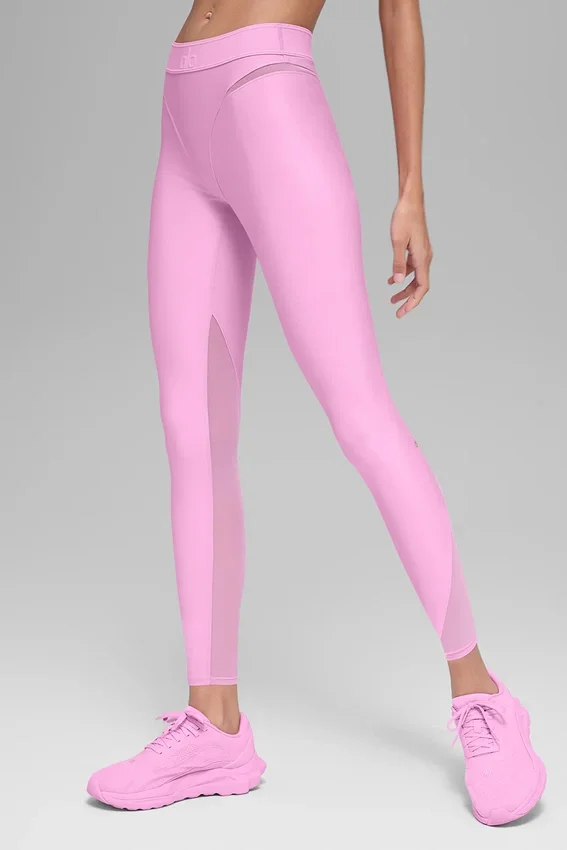High-Waist 7/8 Rebel Legging — Rosa Candy Heart