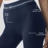 High-Waist Airbrush 7/8 «Better Together» - Azul marino/Blanco