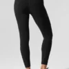 High-Waist Airbrush 7/8 «Better Together» - Negro/Blanco