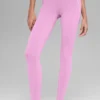 High-Waist Airbrush 7/8 «Heart Throb» - Rosa Candy Heart/Blanco