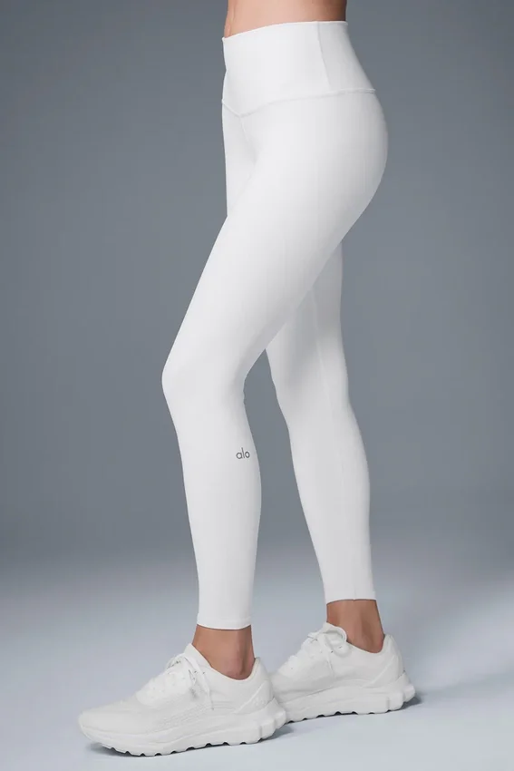 High-Waist Airbrush Airbrush Legging 7/8 - Blanco