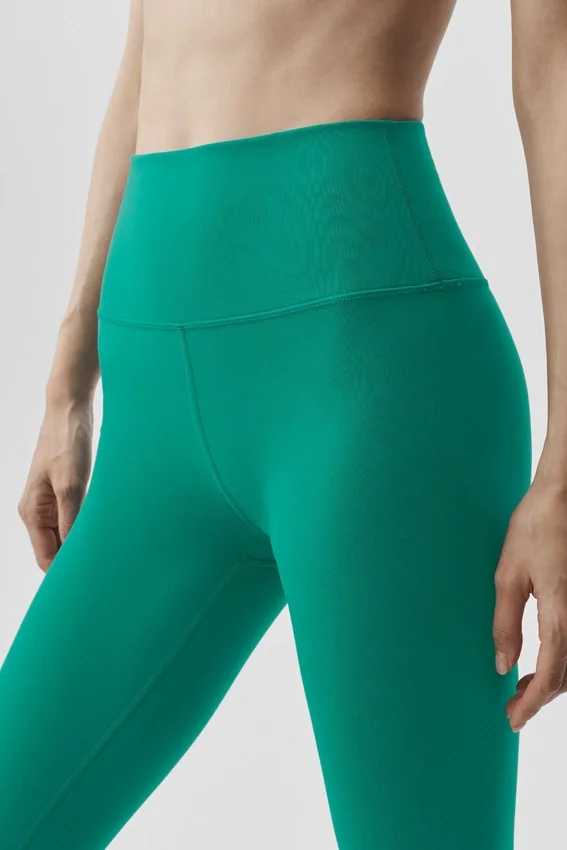 High-Waist Airbrush Airbrush Legging 7/8 - Emerald Isle