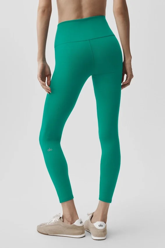 High-Waist Airbrush Airbrush Legging 7/8 - Emerald Isle