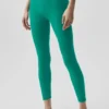 High-Waist Airbrush Airbrush Legging 7/8 - Emerald Isle